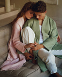 Kimono unisex honeycomb bathrobe "Biarritz"