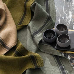 Torchons en lin lavé Olbia par Haomy