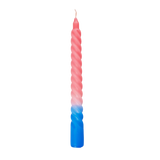 Bougies bicolores spirale