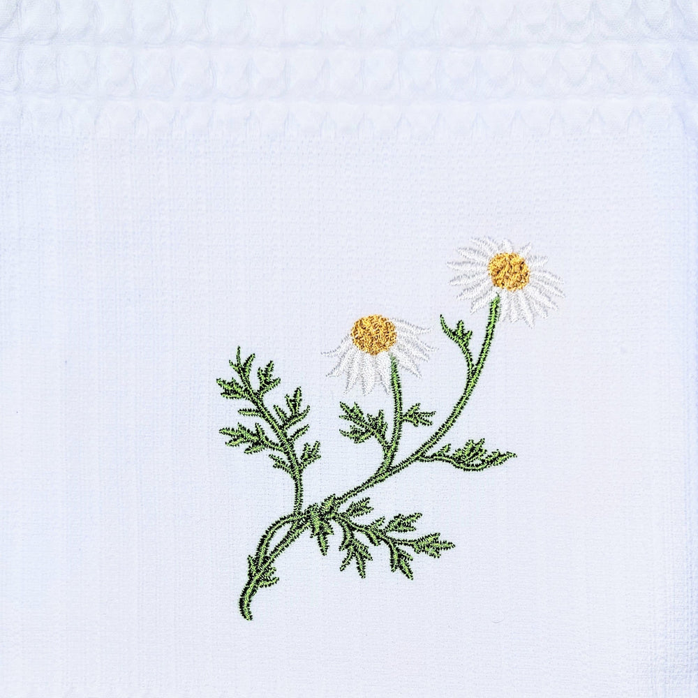 Embroidered kitchen towel