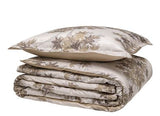 Cotton percale pillowcase printed with Toile de Jouy motif