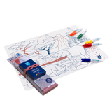 Set de table en silicone à colorier Super Petit