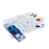Set de table en silicone à colorier Super Petit