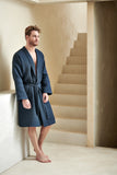 Kimono unisex honeycomb bathrobe "Biarritz"