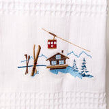 Embroidered kitchen towel