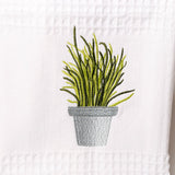 Embroidered kitchen towel
