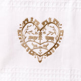 Embroidered kitchen towel